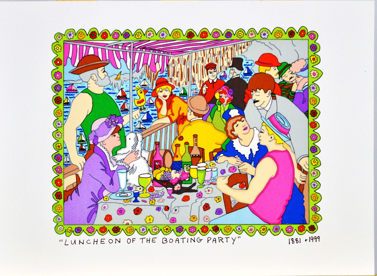 Rizzi, James - Silkscreen.: Provenance: John Szoke Collection, New York. Proof ('Flat-Print ') outside the regular edition as 3D construction. For each edition there are some so-called 'overruns'. These are of great importance f