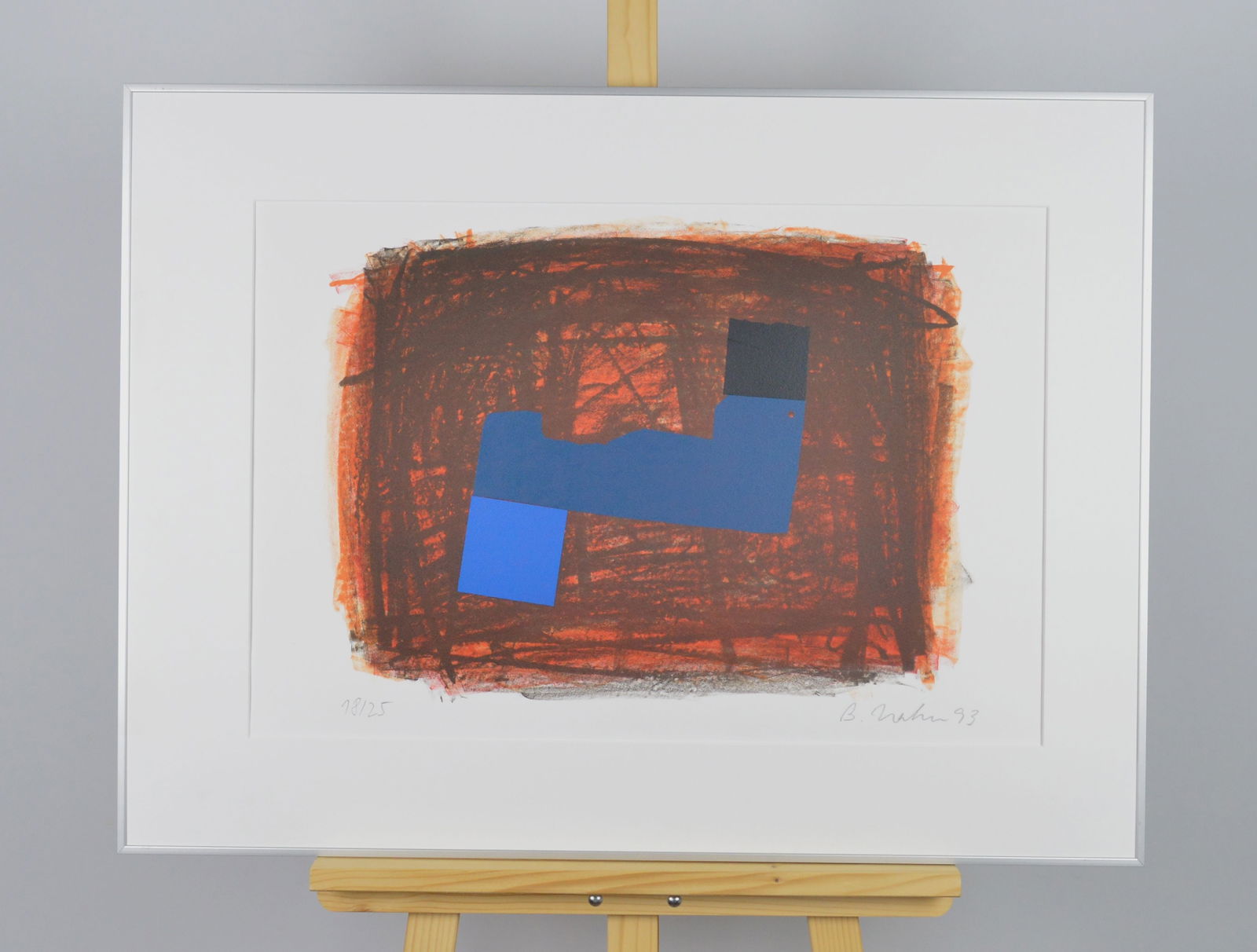 Hahn, Bernd - Lithograph - Handsigned - 2