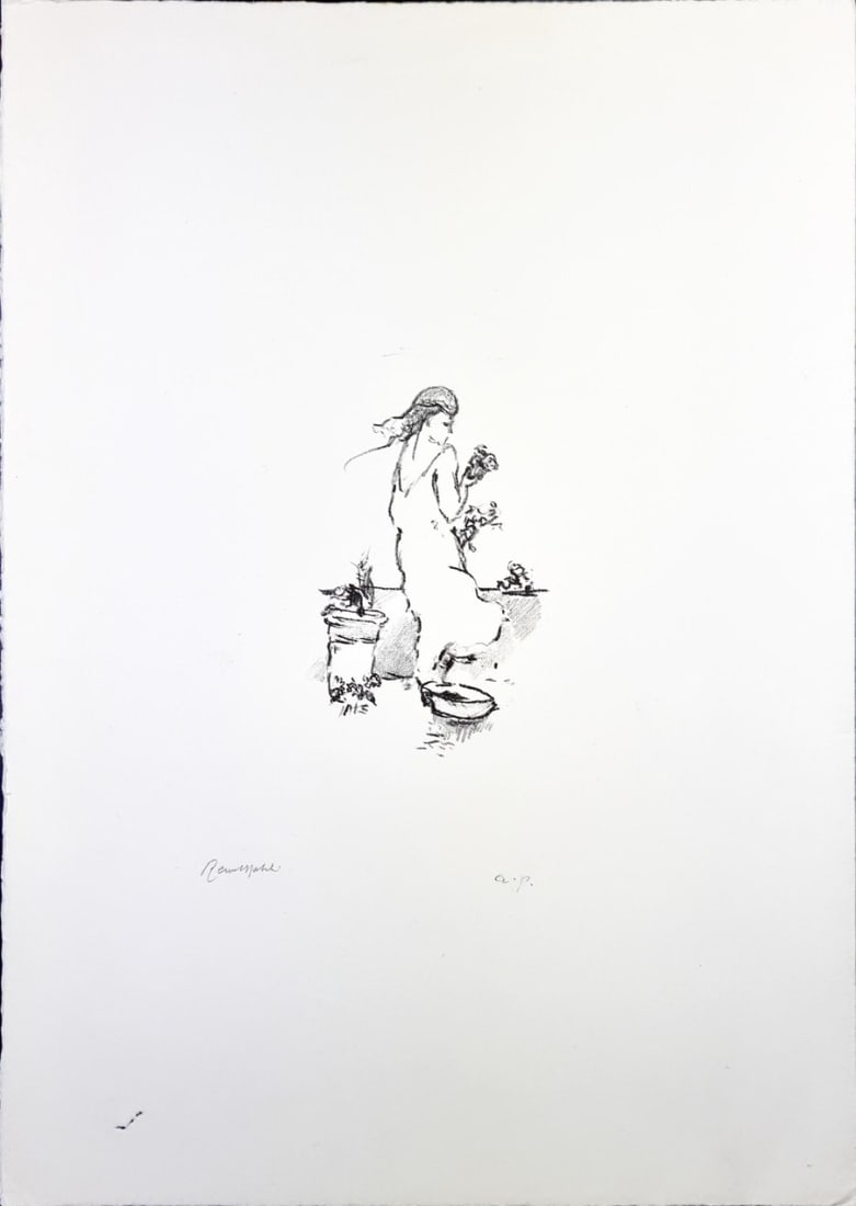 Renato Natali - Lithograph - Hand signed (1 of 1)