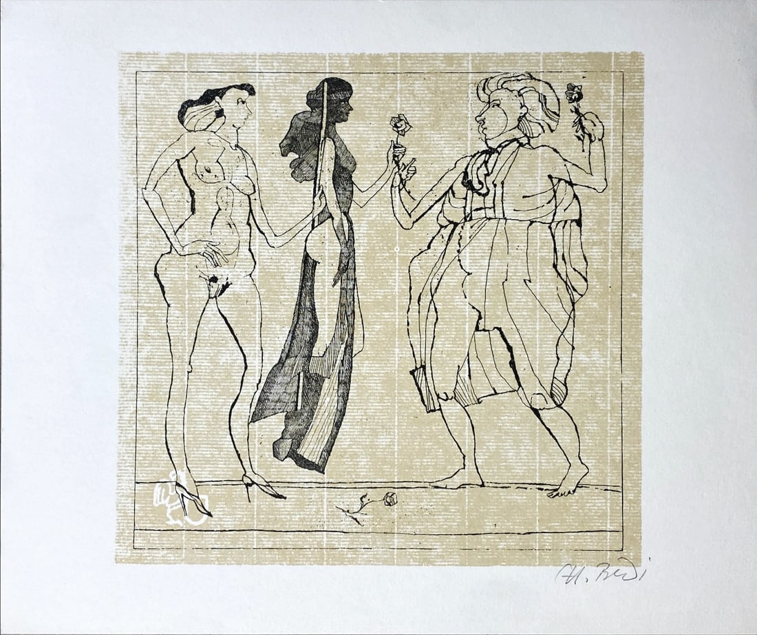 Brudi, Christoph Friedrich - Lithograph - Hand signed (1 of 1)