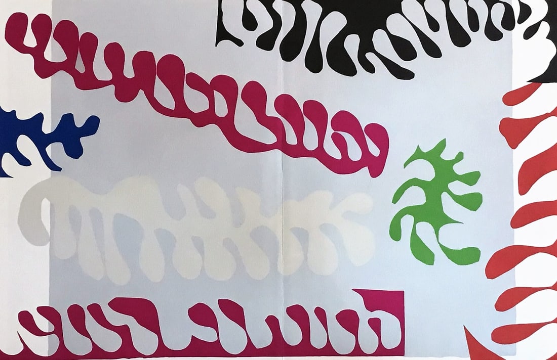 Henri Matisse - Lithograph - Portfolio Jazz: Henri Matisse 1869-1954World famous French artist.Lithograph from the portfolio Jazz. Printed 2012 for Tate gallery.With center fold