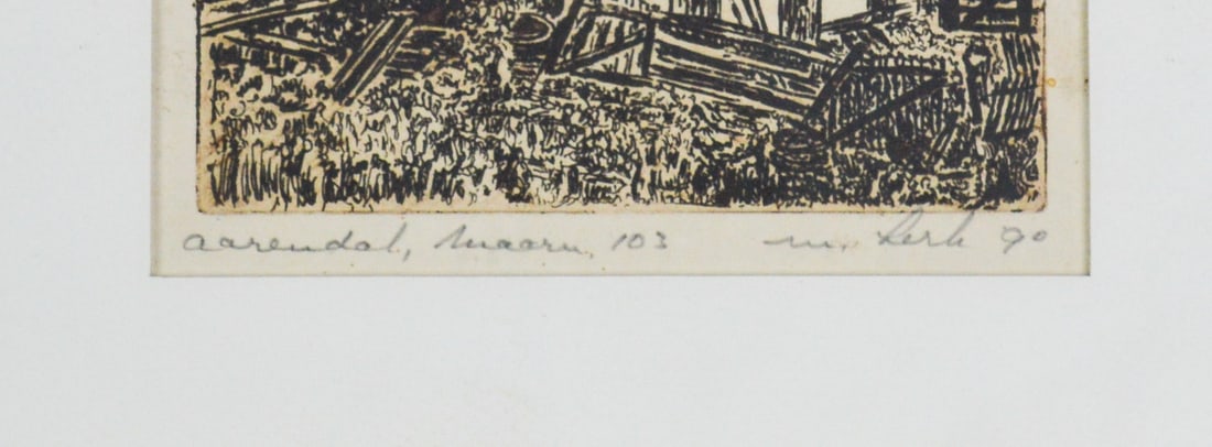 Max Lerkt - Etching - Handsigned - 3