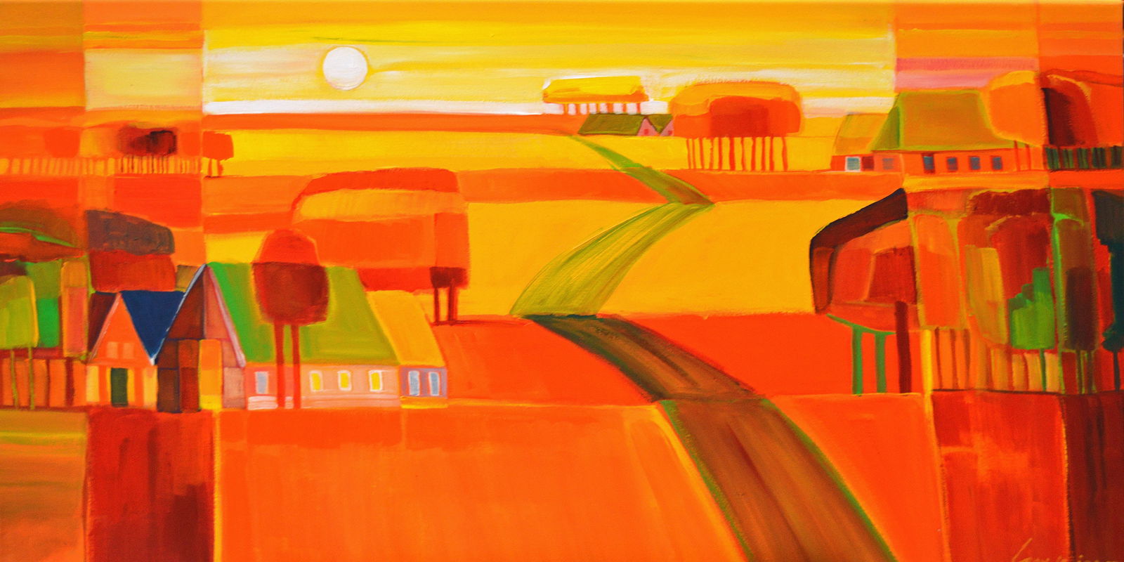 Wing, Lony - Acryl Painting - Handsigned: Hand signature by the Artist. Comes with COA.Shipped rolled up in a tube.