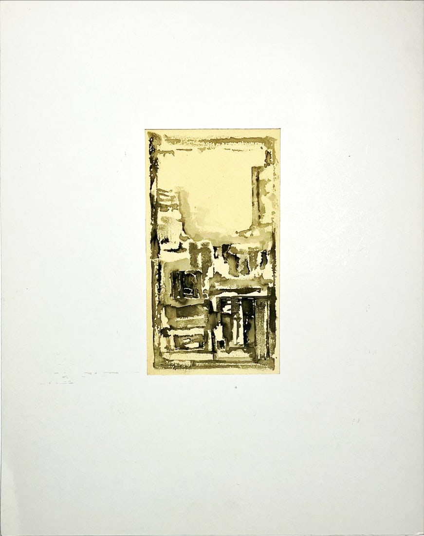 Jan Michels - Ink gouache - Hand signed: Jan MIECHELS (Arnhem 1916 - 1996)As an artist, he is self-taught. In 1940, together with his brother Henk, the graphic artist, he rented the Bolkstoren, a tower of the old city wall in Arnhem and set