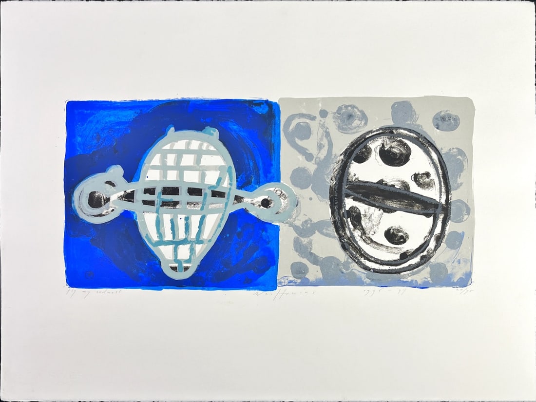 Piet Warffemius - Silkscreen - Hand-signed: Silkscreen, Handsigned, numbered and dated.Piet WARFFEMIUS (The Hague 1956)Painter, graphic artist, sculptor, ceramist.Warffemius trained at the Royal Academy of Art in The Hague from 1974 to