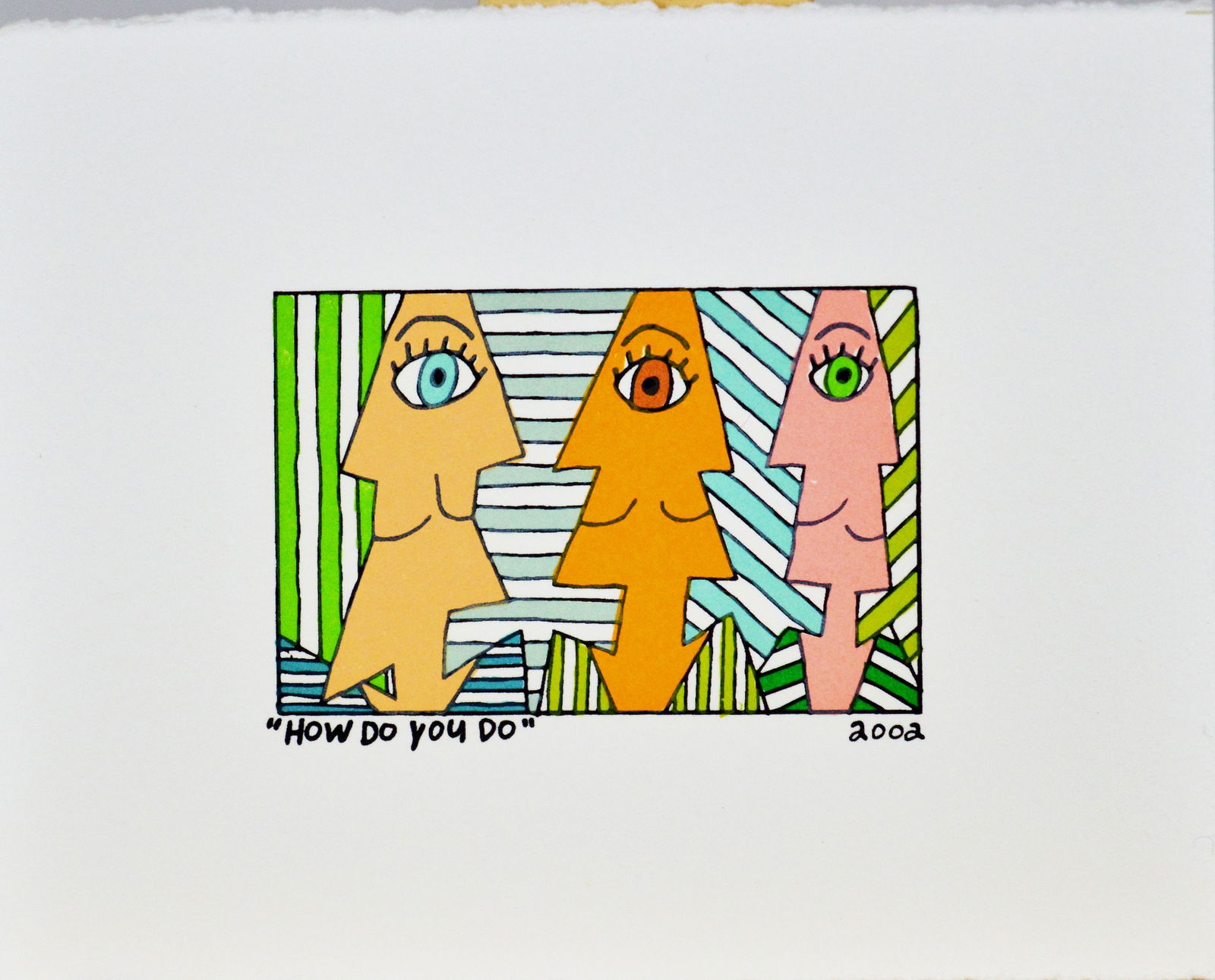 Rizzi, James - Silkscreen.: Provenance: John Szoke Collection, New York. Proof ('Flat-Print ') outside the regular edition as 3D construction. For each edition there are some so-called 'overruns'. These are of great importance f