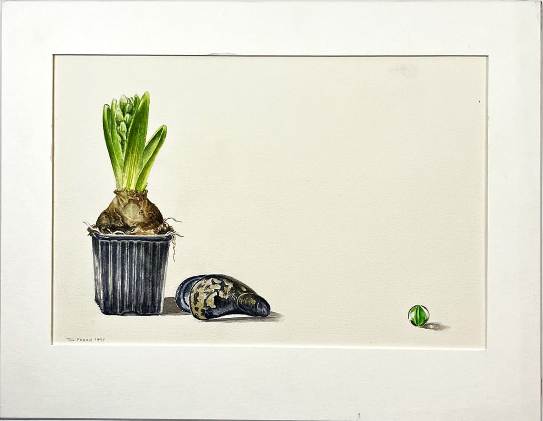 Ton Fabrie - Watercolor - Hand signed (1 of 1)