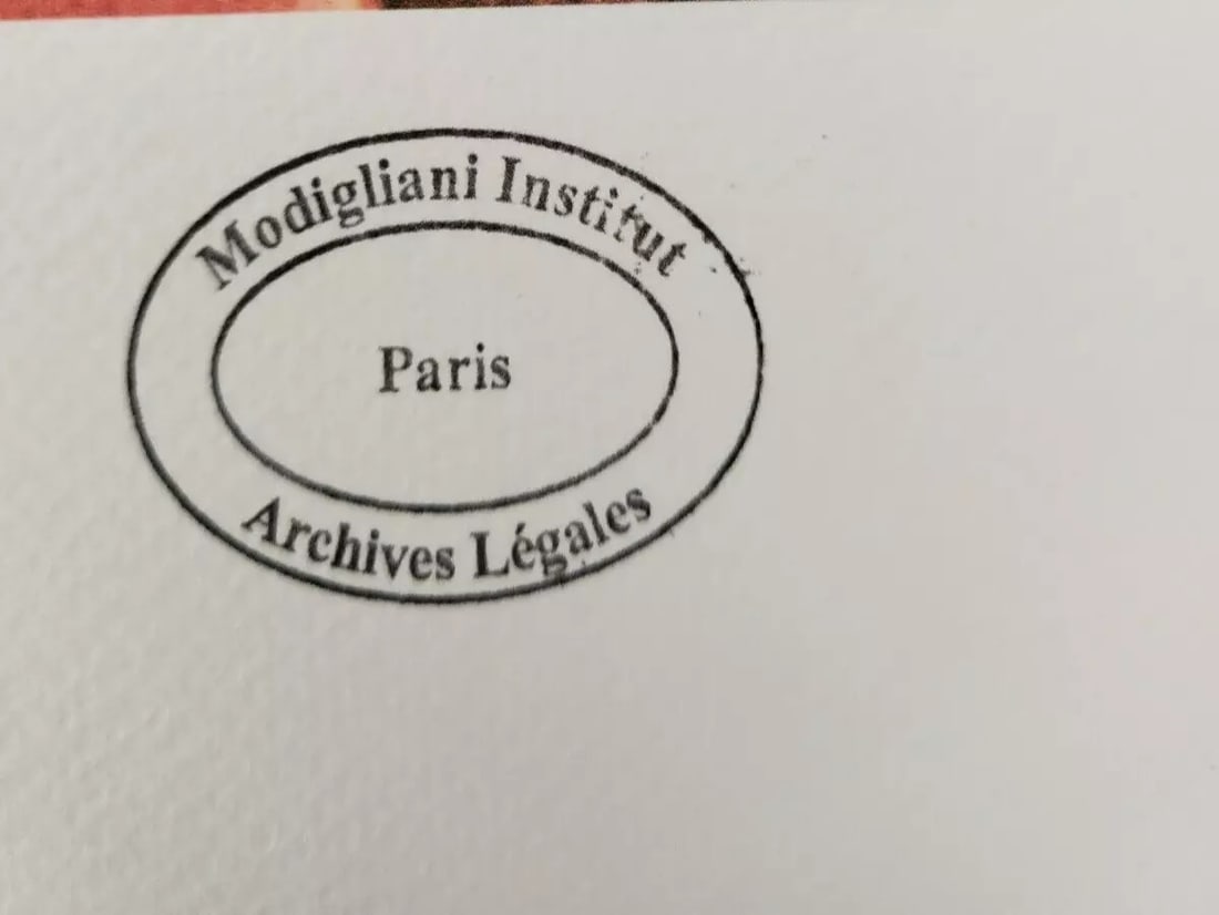 Amedeo Modigliani - Lithograph - Signed - 3