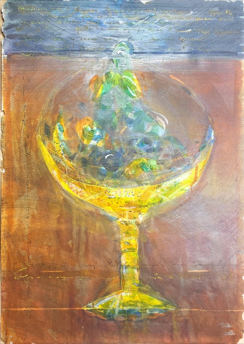 Larissa Grachikova - Gouache - Hand signed: Great Gouacheby the Russian Artist Larissa Grachikova.Hand signedTagil artist. Graduated from the Art and Graphic Department of the Nizhny Tagil State Pedagogical Institute in 1989. She studied under