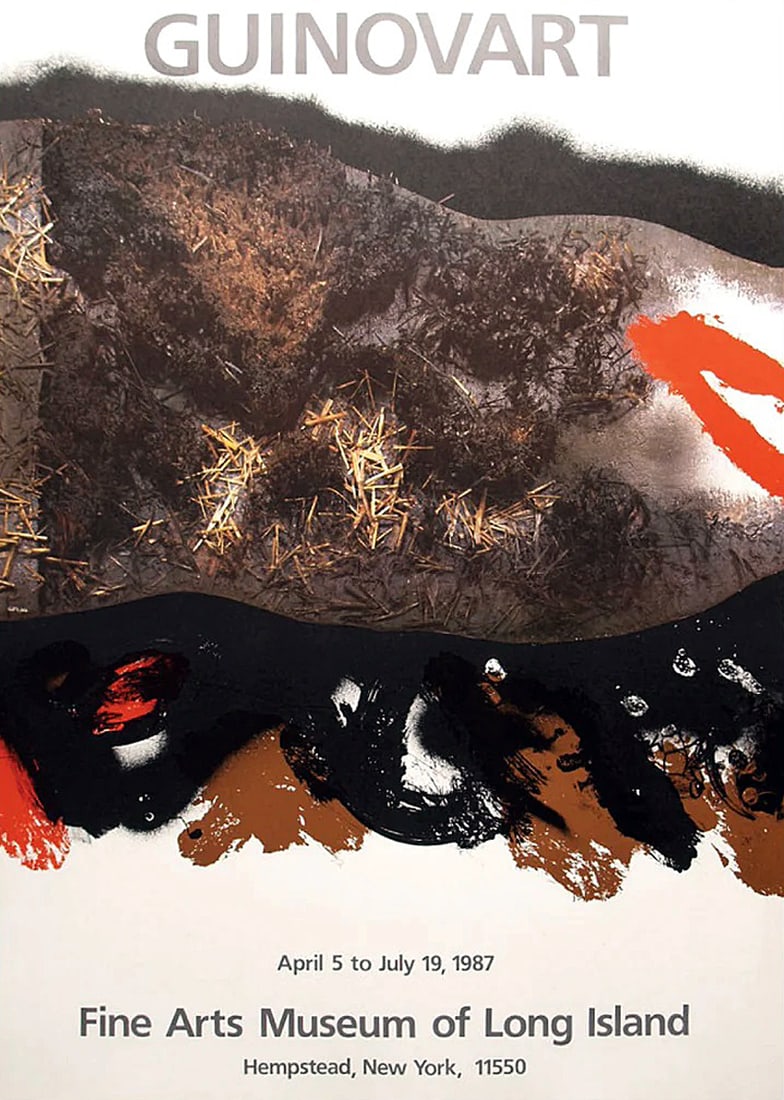 Guinovart, Josep - OffsetLithograph Exhibition Poster: Josep Guinovart (March 20, 1927 in Barcelona – December 12, 2007 in Barcelona) was a Spanish Catalan painter most famous for his informalist or abstract expressionist work.In 1941, he began to work