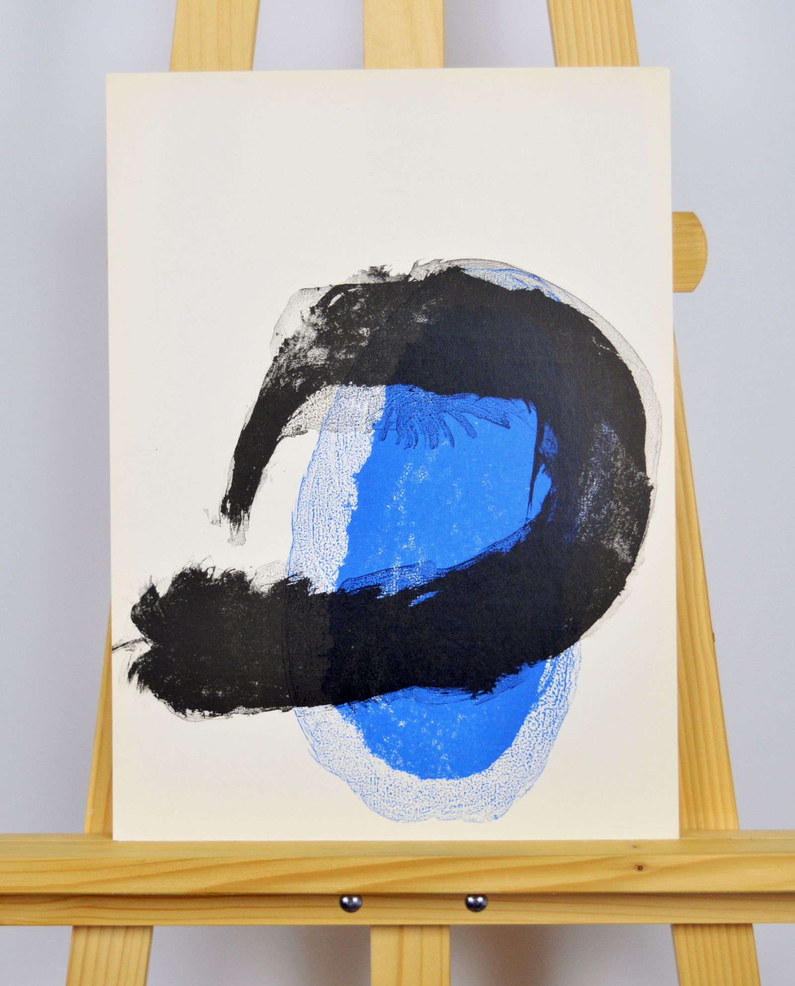 Miro, Joan - Original lithograph: Joan Miro - untitled. Original lithograph, Executed for Derriere le Miroir nr 125-126. 1961. Published in Paris by Maeght. There is text on verso.