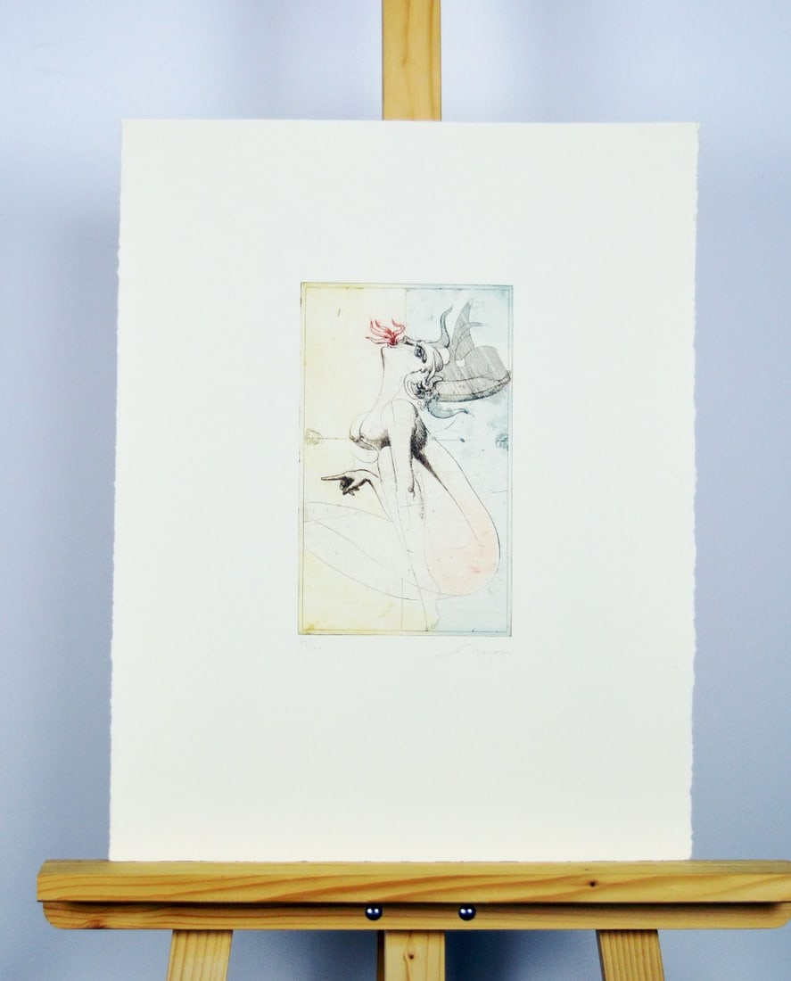 Erceanu, Dan - Index - Etching: Hand-Signed, titled and numbered by the Artist.Dan Erceanu is a Postwar & Contemporary artist. Their work was featured in an exhibition at the MNAC, National Museum of Contemporary Art Bucharest.Born