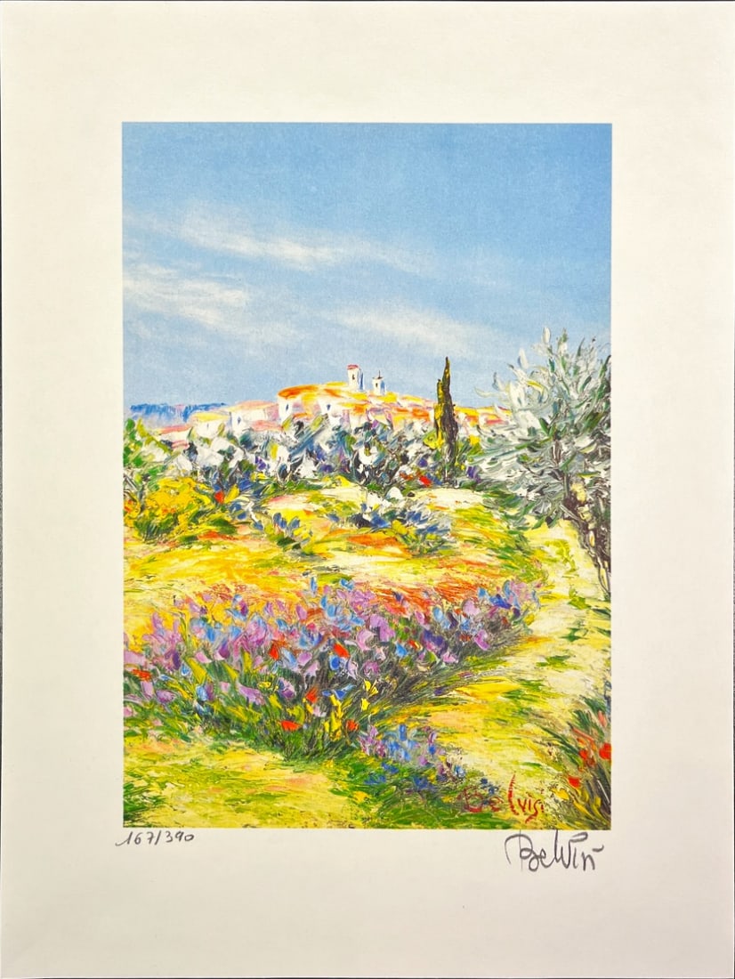 Marcel Belvisi - Lithograph - Handsigned: Lithography, signed, numbered or inscribed by hand.Marcel Belvisi is seen as an established artist, Marcel Belvisi was born in 1950. Also born in 1950 and of this same generation are Jean-Pierre Brune