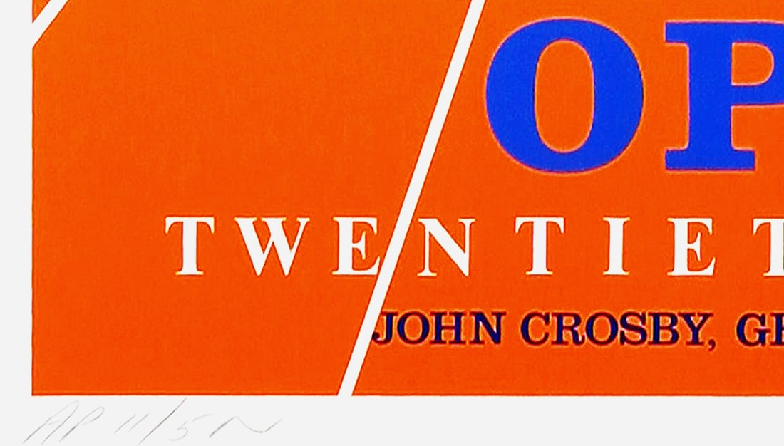 Robert Indiana - Silkscreen - Handsigned - 4