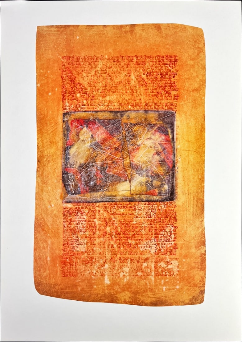 Abstract bright colors - Lithograph: Great Lithograph, with abstract figures in bright colors. Comes from the collection of the municipality of The Hague, The Netherlands.