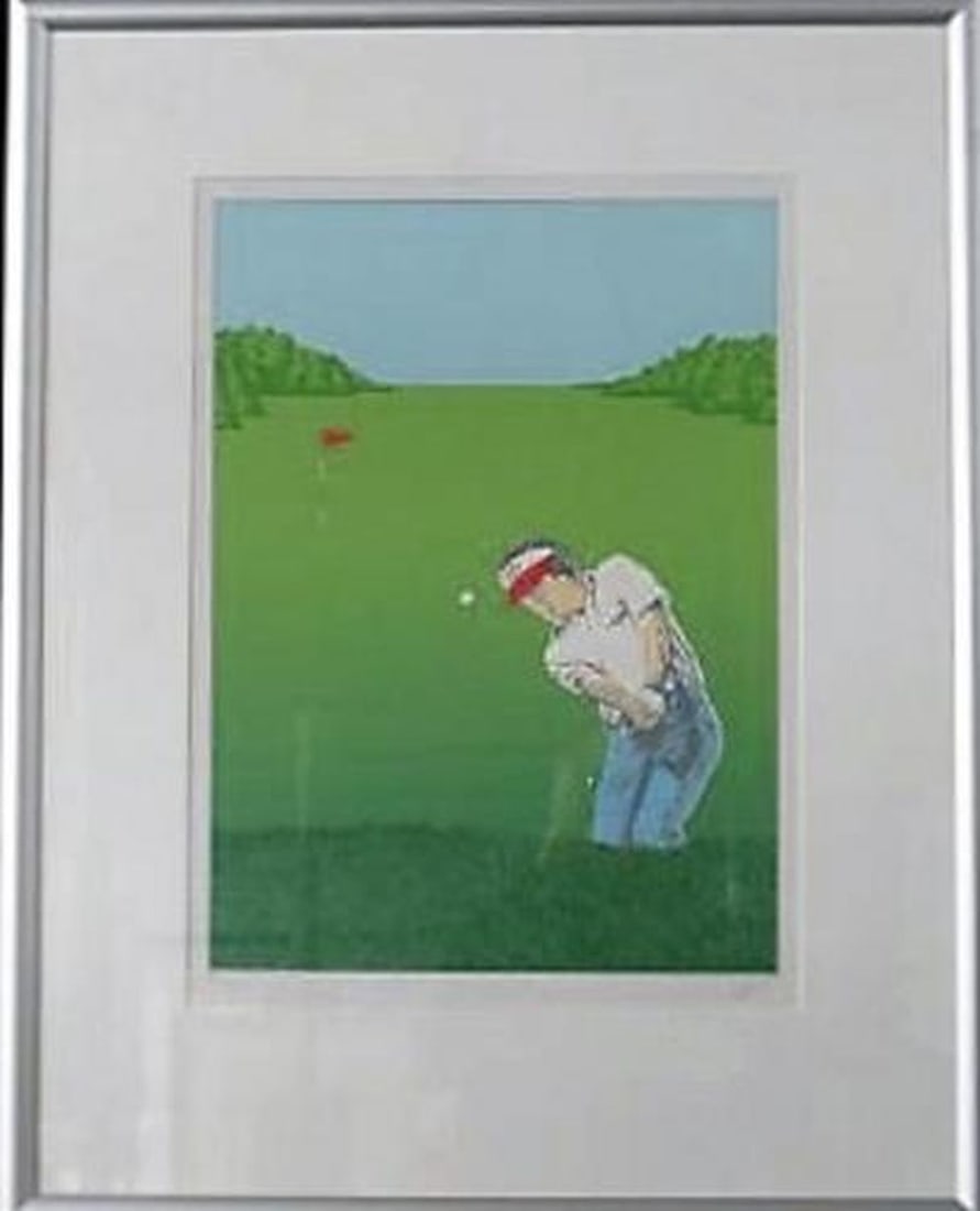 Lammers, Olof - Silkscreen - Handsigned: Handsigned and numbered. Completely framed