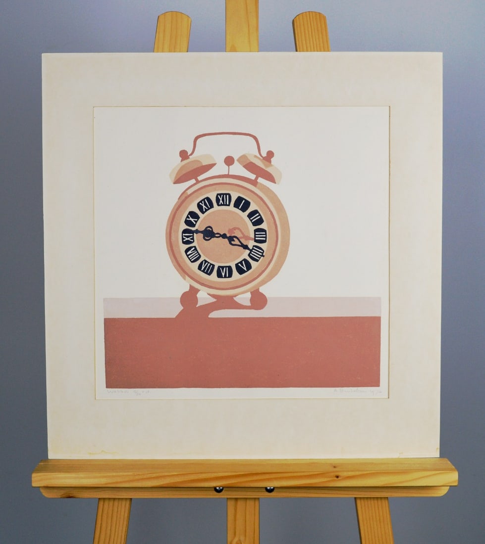 A. Buiklaar - Silkscreen - Hand signed: Handsigned, titled, numbered and dated, Comes with Passe-Partout (Passe-Partout has some stains).