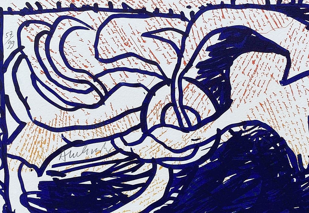 Pierre Alechinsky - Lithograph - Handsigned - 2