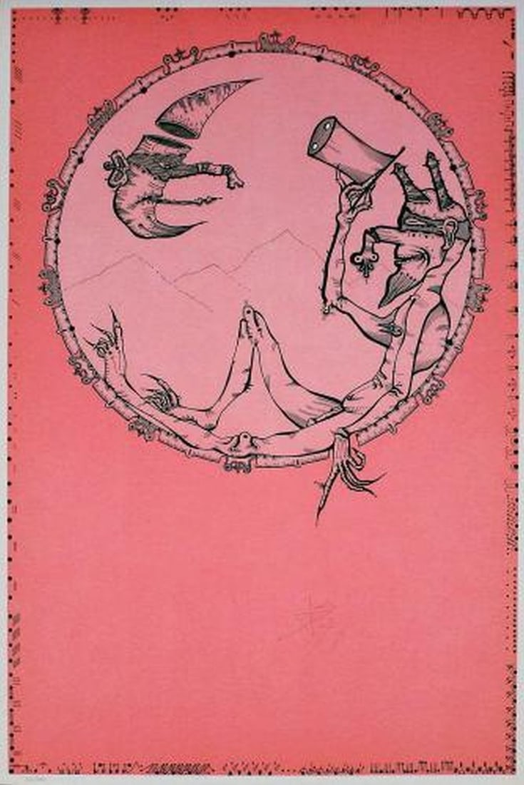 Ponç, Joan - Lithograph: Edition: 33/150. Handsigned in pencil by the artist.