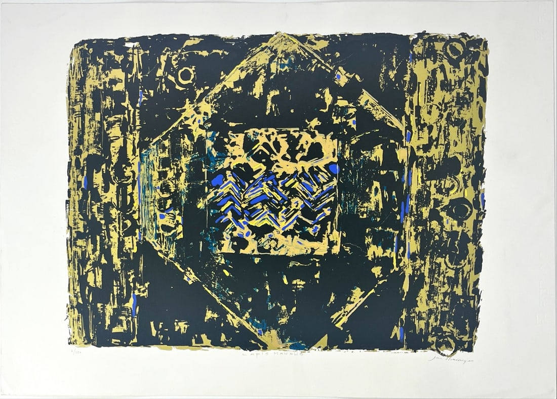 Jan Hooimeijer - Silkscreen - Hand signed: Jan Hooimeijer 1949Dutch Painter