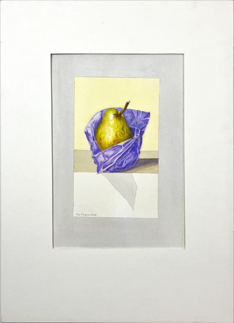 Ton Fabrie - Watercolor - Hand signed: Fabrie, Ton.Dutch School.Great Watercolor.Comes with Passe-Partout.Comes from the collection of the municipality of The Hague, The Netherlands.