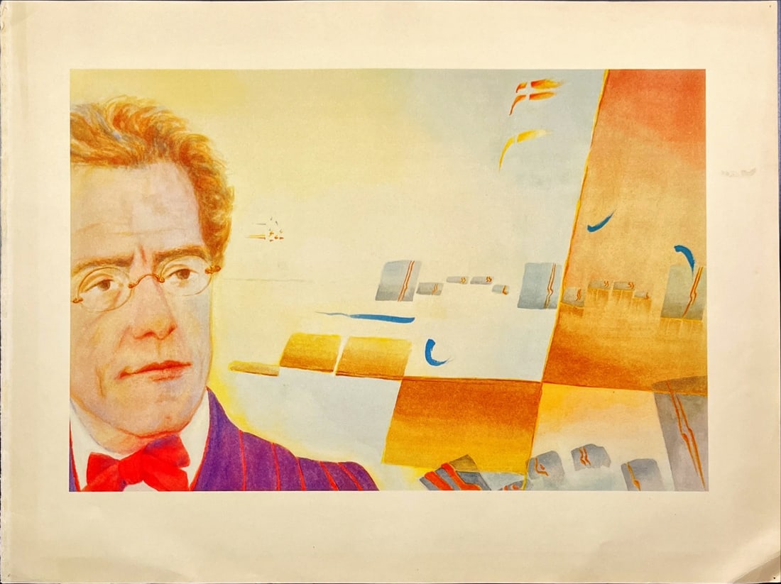 Abstract portrait - serigraph: Beautiful serigraph.Comes from the collection of the municipality of The Hague, The Netherlands.