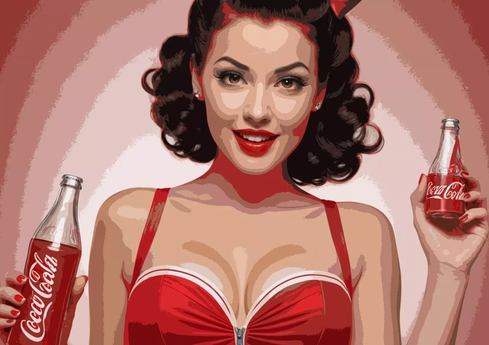 Death NYC - Coca Cola double - Hand signed: Street Art. Death NYCHand signature by the Artist. Original certificate and golden seal included. DEATH NYC's artwork featured in galleries and streets around the world. Recently also featured in the