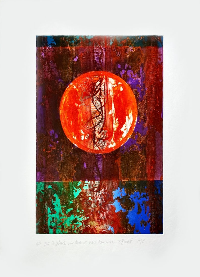 Great Etching - German artist - Hand signed: Great Etching print by a German Artist.Hand signed