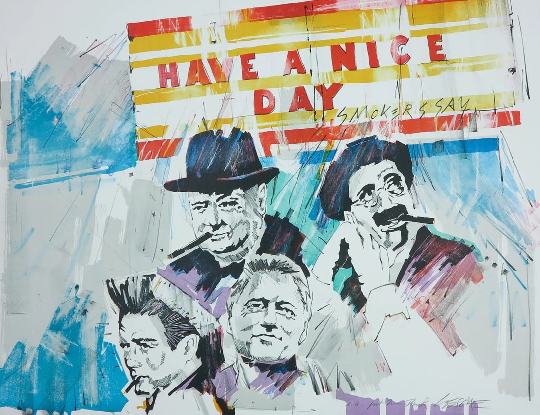 Wolfgang Loesche - Lithograph - Hand signed: Wolfgang Loescheborn in 19471970-1974 painting studies in Bielefeld, Germanysince 1974 freelance artist, teaching art and designlives and works in Cologne and New York.Training as a color