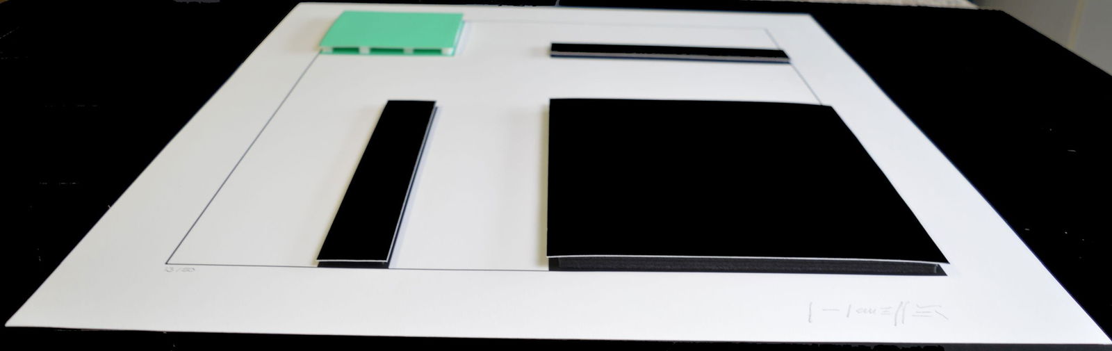 Honegger, Gotfried - 3D Construction - Handsigned - 4