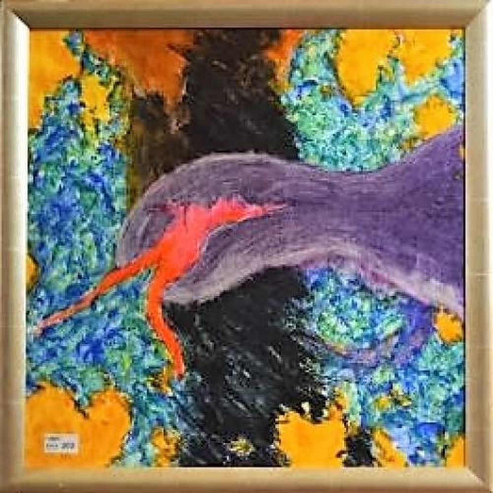 Schimpfosll, Lorenz - Oil Painting: Handsigned, comes with frame