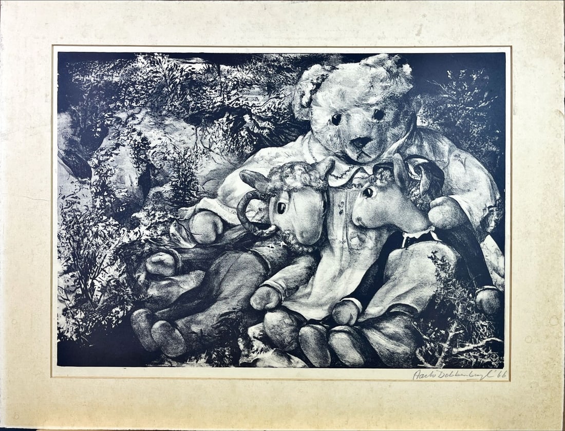 Aart van Dobbenburgh - Lithograph - Hand signed: Aart van Dobbenburgh 1899 - 1988. Dutch artist.Studied at the Quellinus School of Applied Arts in Amsterdam.In 1936, his book “Grafische Kunst” (Graphic Art) was published. In the same year,
