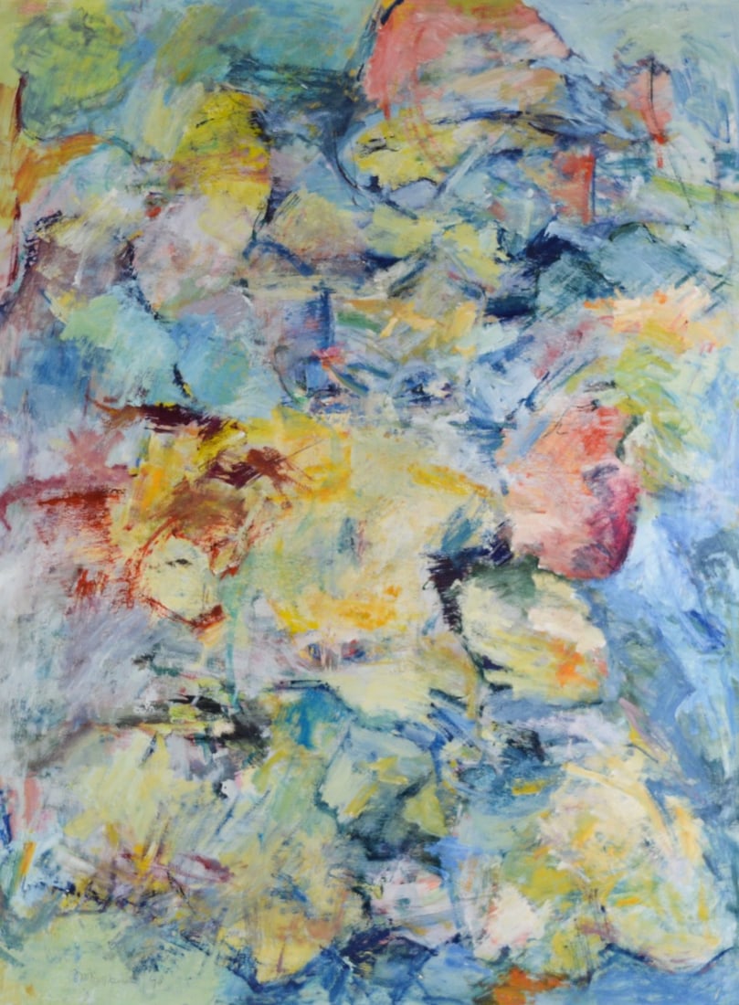 Annemarie Spijkerman - Painting on paper - Hand-signed and dated: Annemarie Spijkerman (1949)Dutch artist.Painting on paper. Hand signed and dated.Comes from the collection of the municipality of The Hague, The Netherlands.