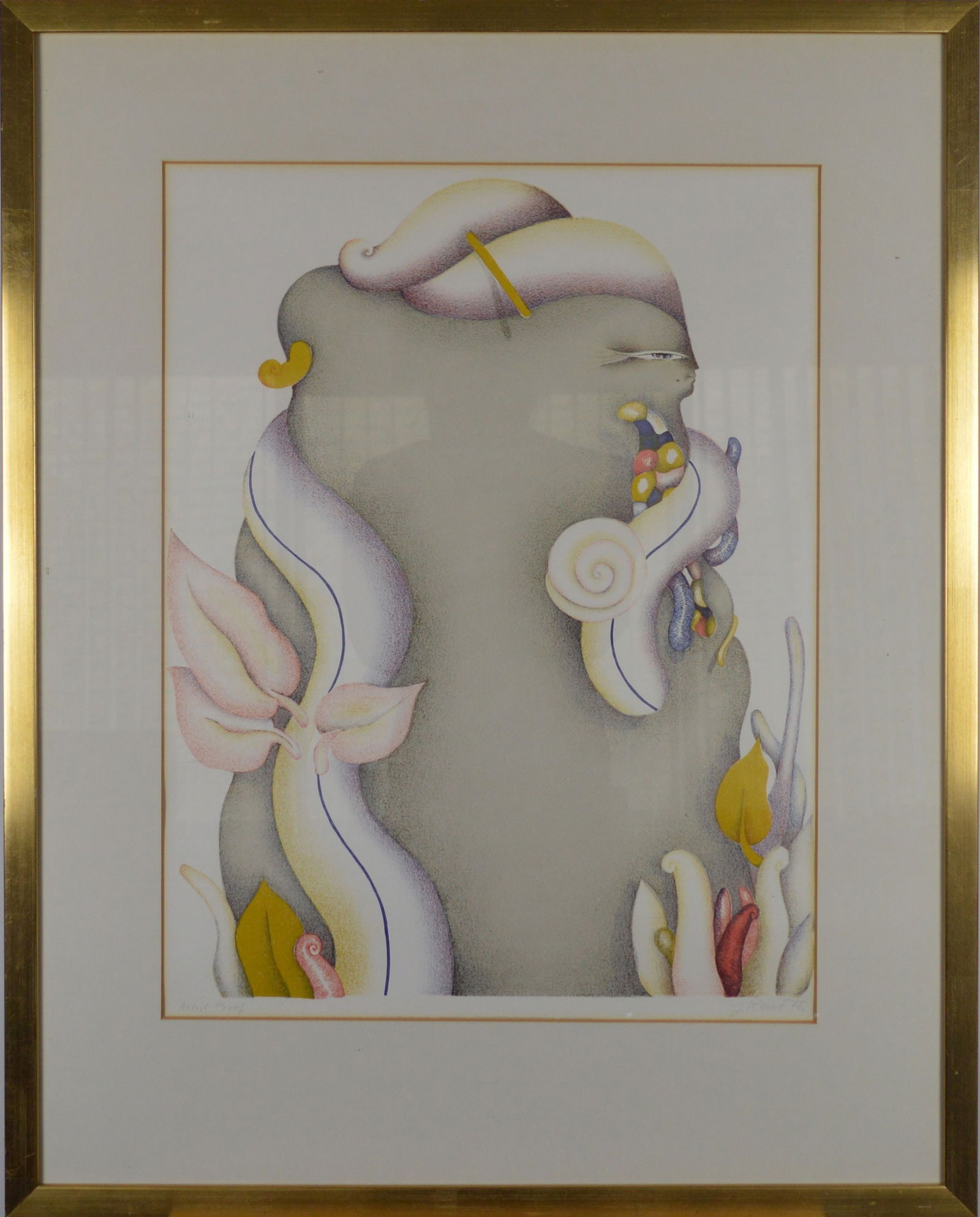 Remé. Jorge - Lithograph.: Edition: 4/100. Handsigned and numbered in pencil by the artist.