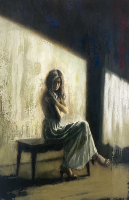 Andrew McNeile Jones - Oil Painting on canvas 3D: Great beautiful and high quality painting.Handsigned and titled on verso.Profile Andrew McNeile Jones graduated from Oxford University’s Ruskin School of Art, with a first in Fine Art, in the