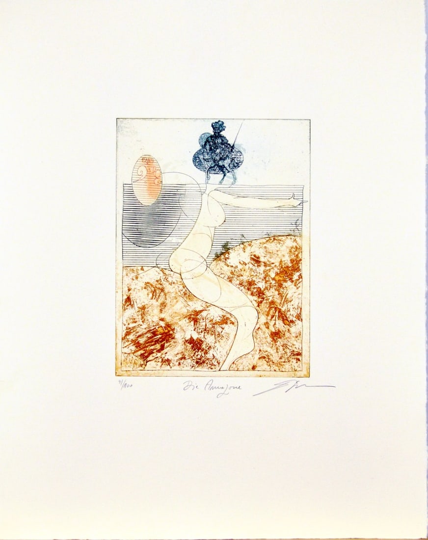 Erceanu, Dan - Etching: Hand-Signed, titled and numbered by the Artist.Dan Erceanu is a Postwar & Contemporary artist. Their work was featured in an exhibition at the MNAC, National Museum of Contemporary Art Bucharest.Born