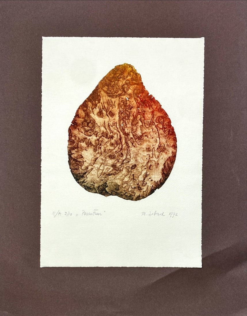 Pesan Tour - Etching - Hand-signed: Great Etching print by probably a Polish artistHand-signed