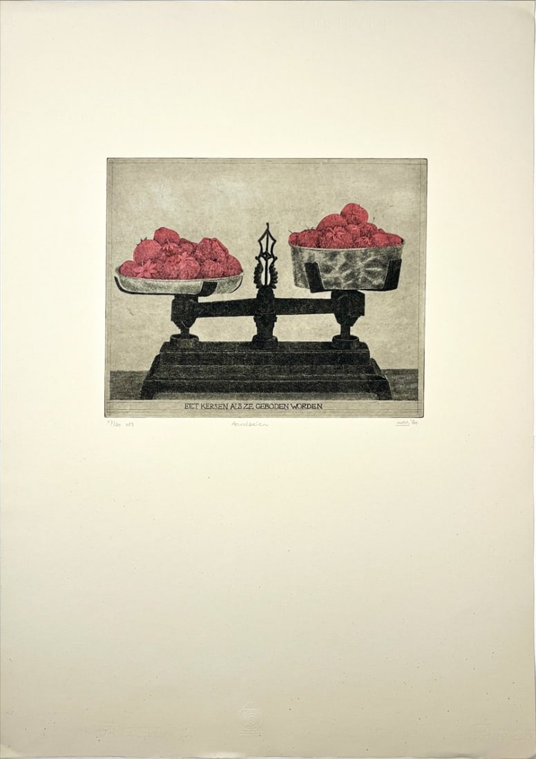 Strawberries - Etching - Hand signed (1 of 1)