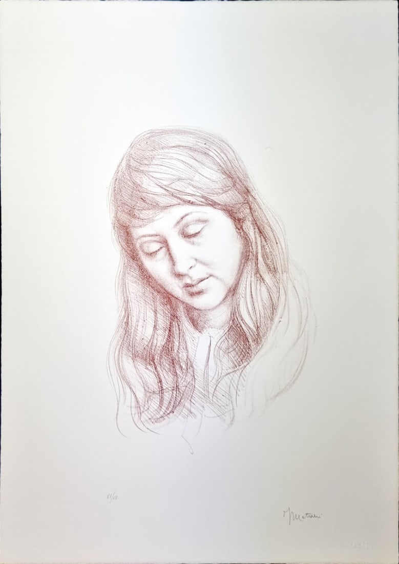 Ferruccio Mataresi - Lithograph - Handsigned: Ferruccio Mataresi (1928 – 2009) was born in Livorno and began his artistic career in 1940 with the teaching of the painter Eugenio Carraresi it continues the study in the Accademia delle Belle Arti