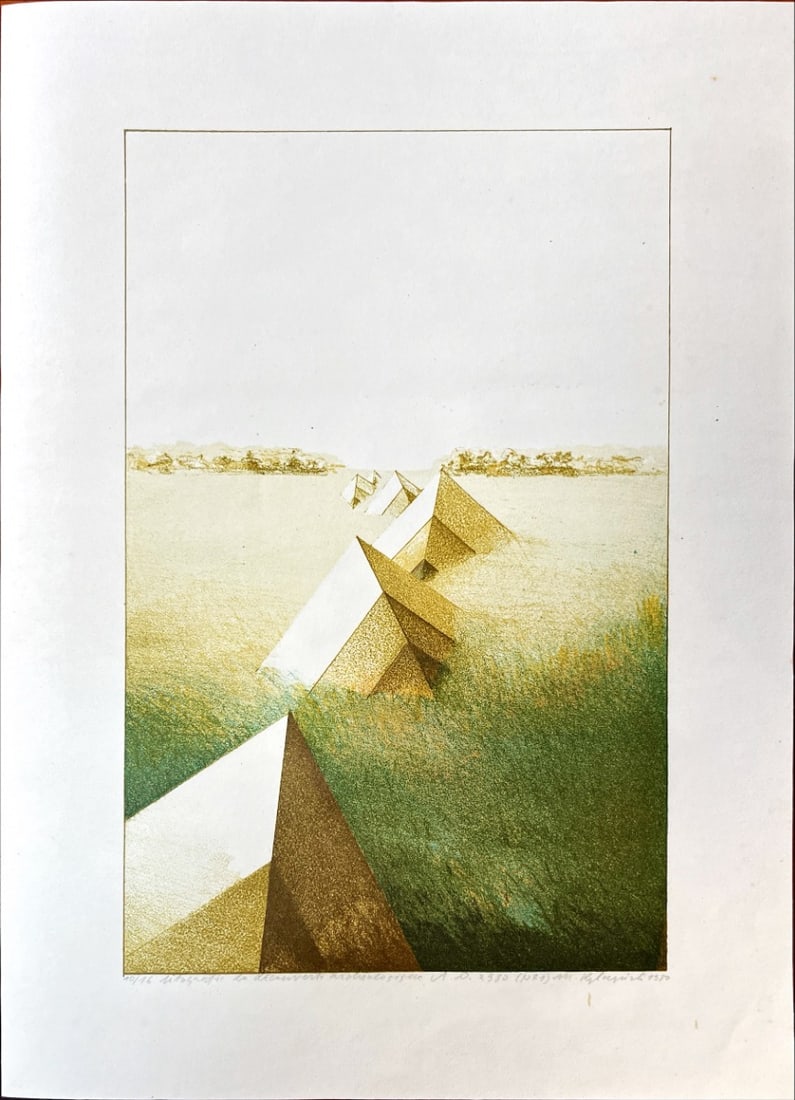 Polish Artist - Etching - Hand-signed: Hand-signed and numberedin pencil by the artist. Edition: 10/16Provenance; collection gallery Wiek XX