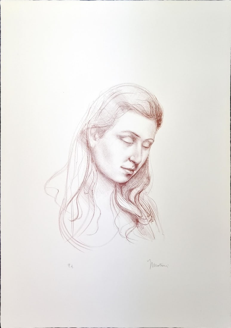 Ferruccio Mataresi - Lithograph - Handsigned: Ferruccio Mataresi (1928 – 2009) was born in Livorno and began his artistic career in 1940 with the teaching of the painter Eugenio Carraresi it continues the study in the Accademia delle Belle Arti