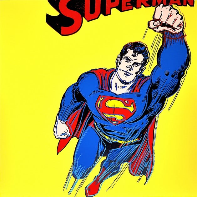 Andy Warhol - Superman - Screenprint with Diamond Dust (1 of 2)