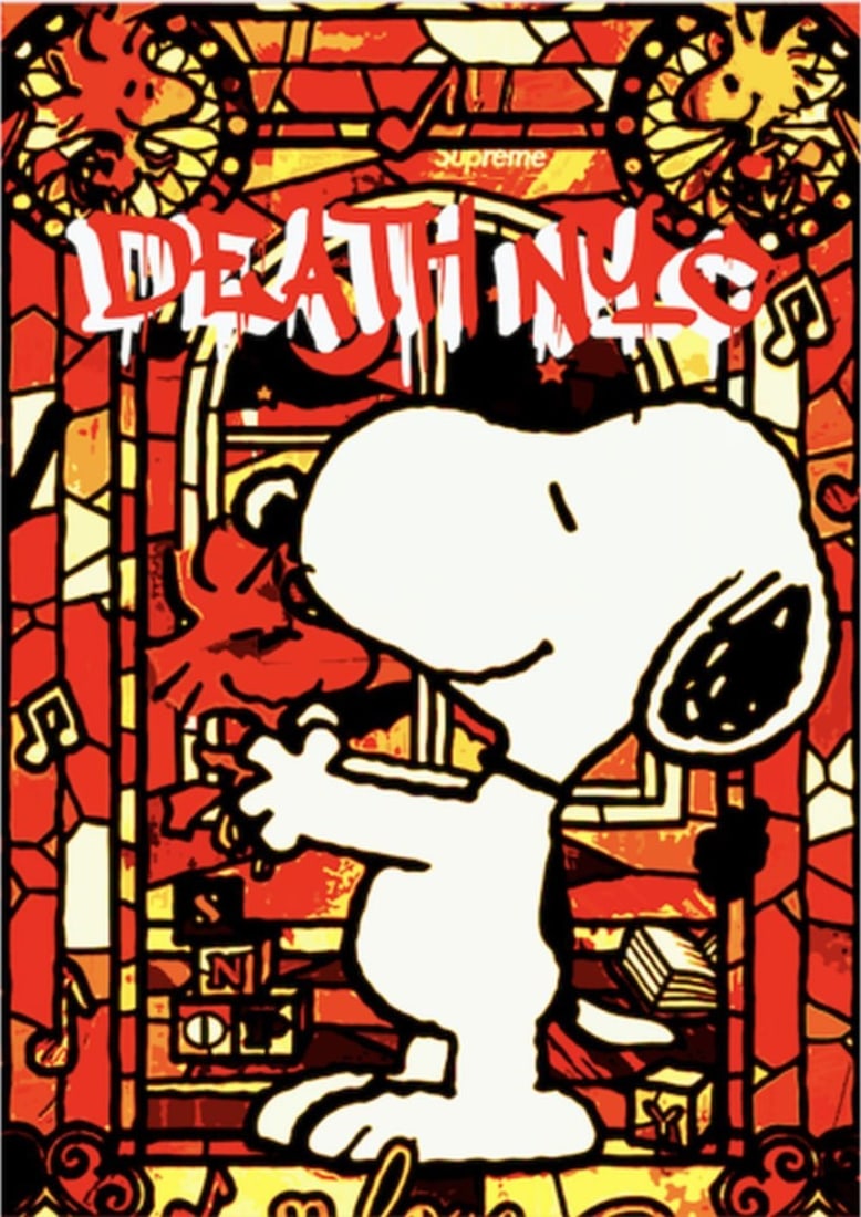 Death NYC - Silkscreen.: Hand signature by the Artist. Original certificate and golden seal included. DEATH NYC's artwork featured in galleries and streets around the world. Recently also featured in the Google Glass commerci