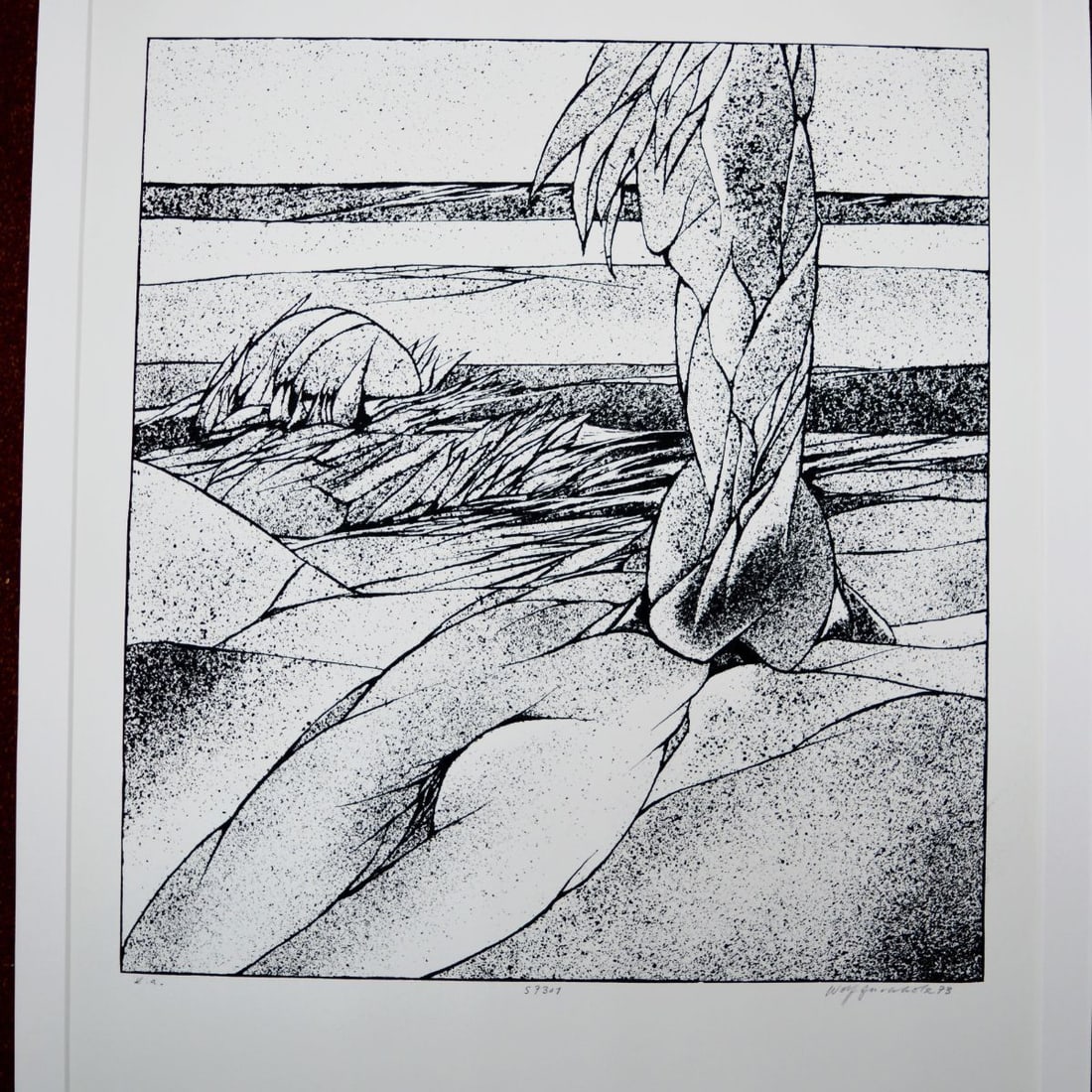 Buchholz. Wolff - Lithograph - Handsigned: Hand-Signed, numbered and titled in pencil by the Artist. Comes with Passe Partout.