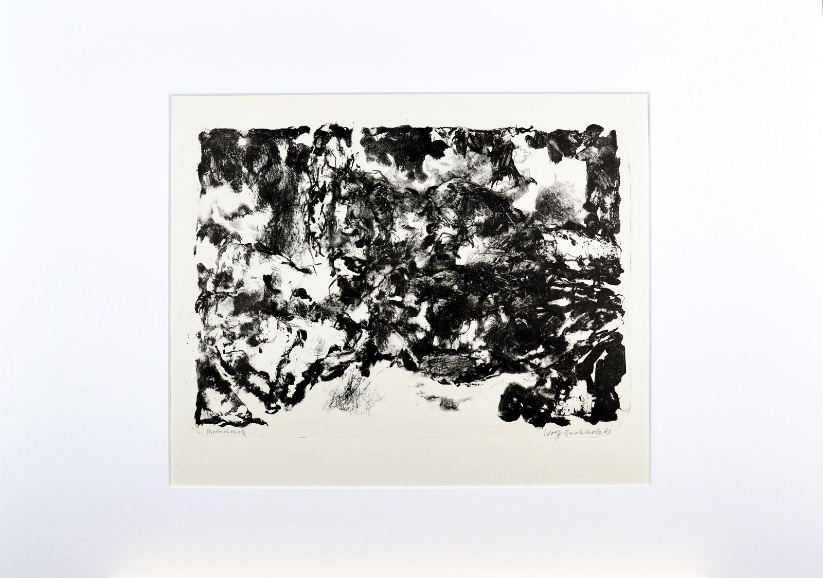 Buchholz, Wolff - Etching - Handsigned: Handsigned. Comes with Passe-Partout