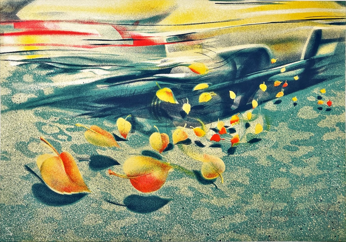 John Verberk - Silkscreen- Hand signed: John Verberk (Venlo, 1942)Comes from the collection of the municipality of The Hague, The Netherlands.