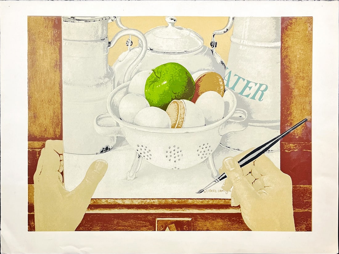 Willeke van Tijn - Lithograph - signed: Artist Willeke van Tijn (1946) trained at the Academy of Fine Arts in The Hague. Her talent is honoured with both the Europe Prize for Painting in Ostend and The Hague Victorine Hefting Prize. With a