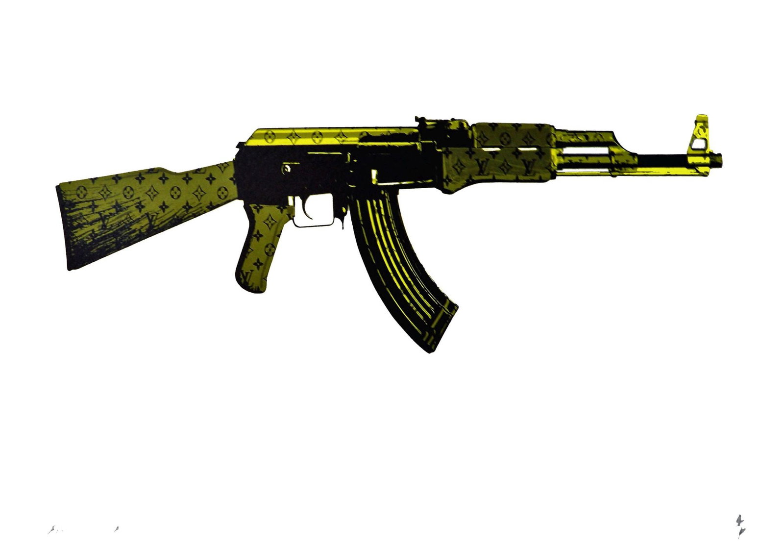 Death NYC - Silkscreen.: Hand signature by the Artist. Original certificate and golden seal included. DEATH NYC's artwork featured in galleries and streets around the world. Recently also featured in the Google Glass commerci