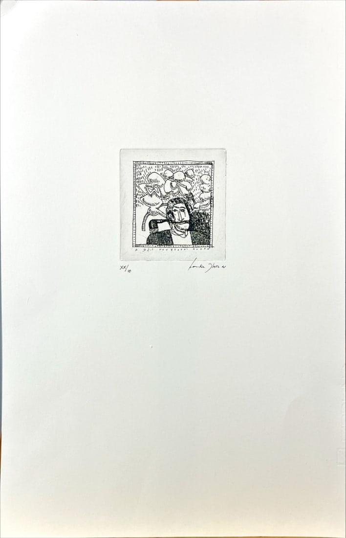 Bouke Ylstra - Etching - hand signed: Bouke YLSTRA (Den Haag 1933-2009 Dordrecht)Bouke Ylstra (name variants: Bouke IJlstra, Bouke Johan IJlstra) was born on 13 March 1933 in The Hague and died on 17 August 2009 in Dordrecht. He was marri
