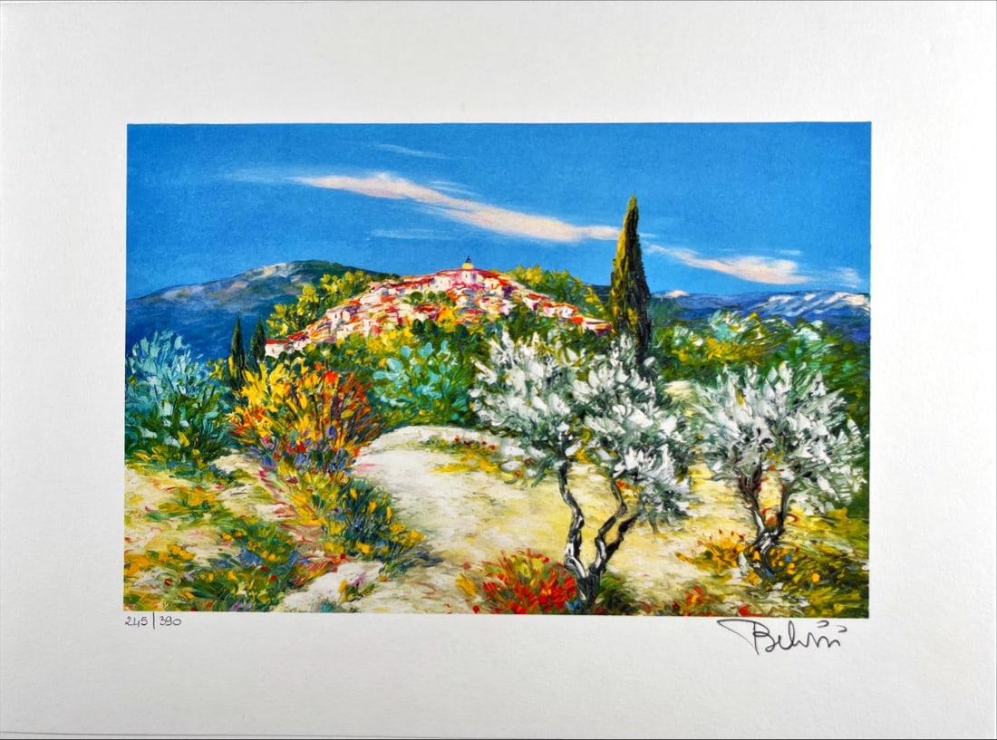 Marcel Belvisi - Lithograph - Handsigned: Lithography, signed, numbered or inscribed by hand.Marcel Belvisi is seen as an established artist, Marcel Belvisi was born in 1950. Also born in 1950 and of this same generation are Jean-Pierre Brune